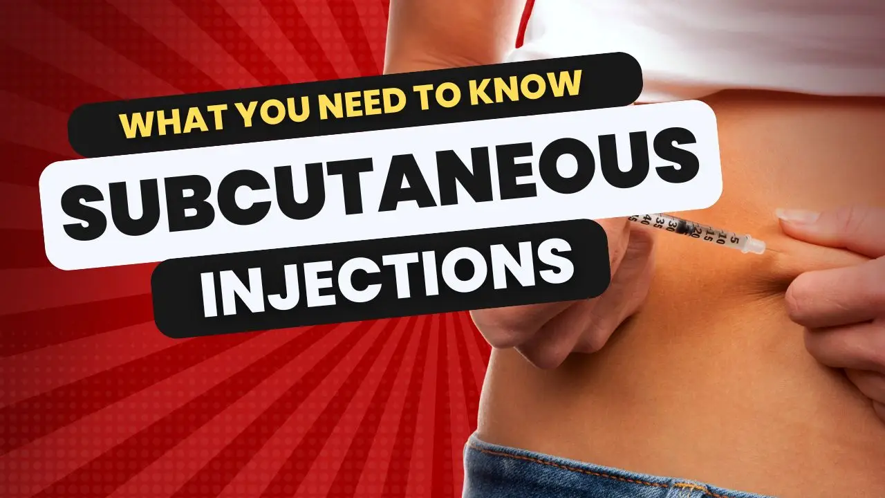 what you need to know: subcutaneous injections