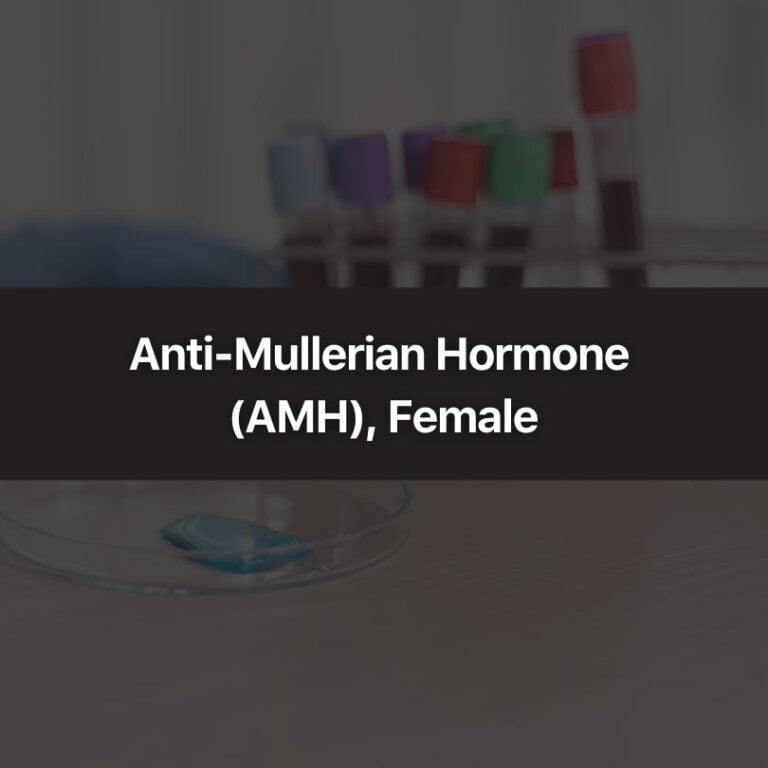 Anti-Mullerian Hormone (AMH), Female