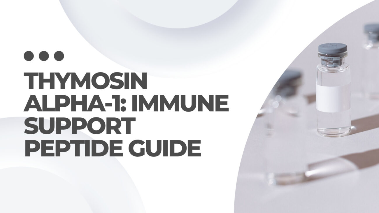 Thymosin Alpha-1: Immune Support Peptide Guide