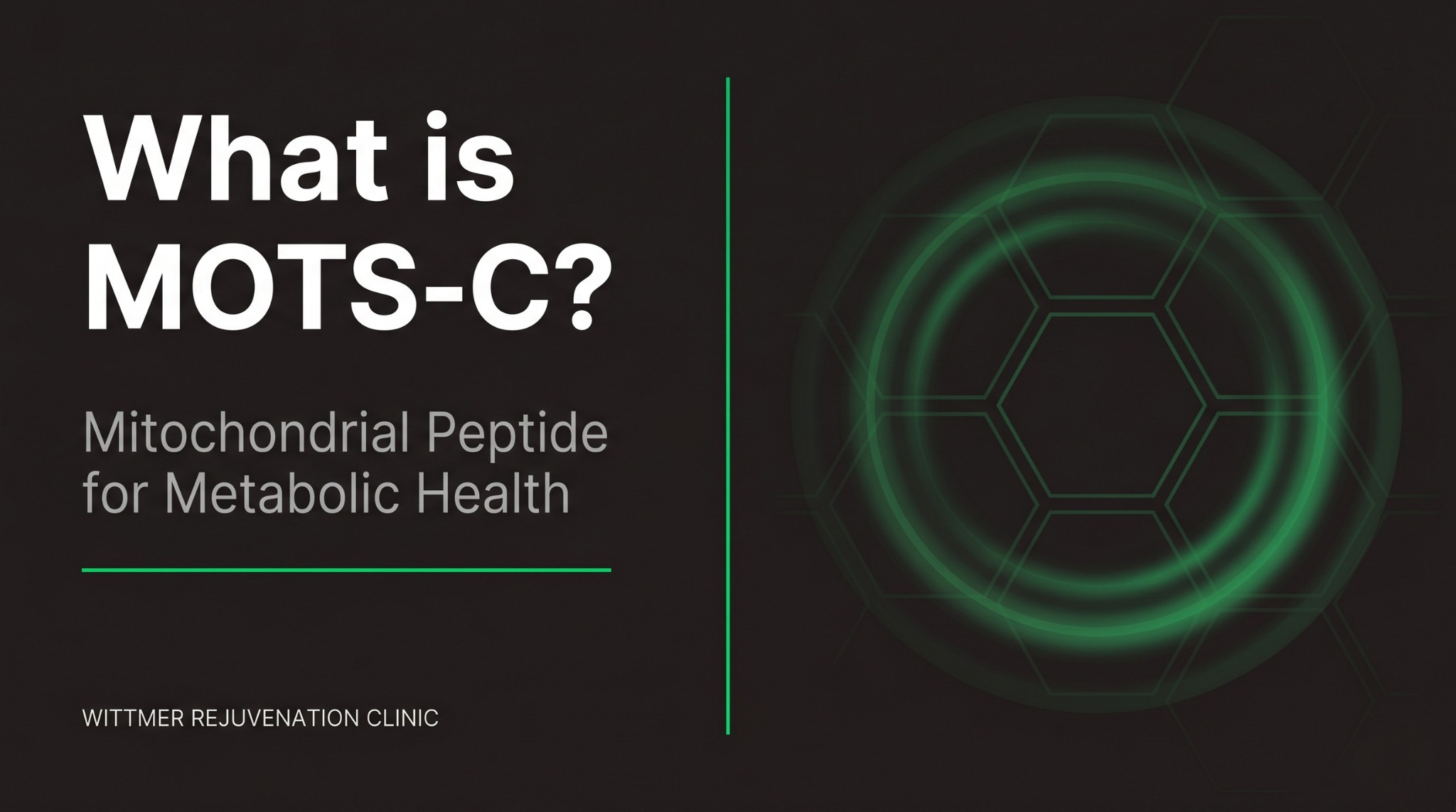 What is MOTS-C Mitochondrial Peptide for Metabolic Health
